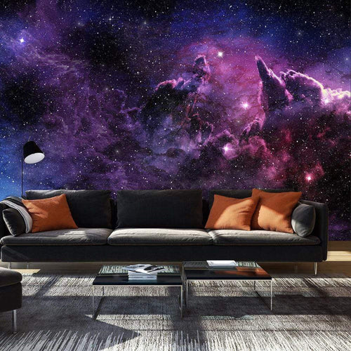 Artgeist Purple Nebula Vlies Fotobehang Sfeer | Yourdecoration.be
