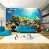 Artgeist Underwater Land Vlies Fotobehang Sfeer | Yourdecoration.be