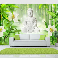 Fotobehang - Buddha and Nature - Vliesbehang