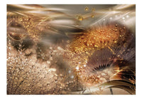 Artgeist Dandelions World Gold Vlies Fotobehang | Yourdecoration.be