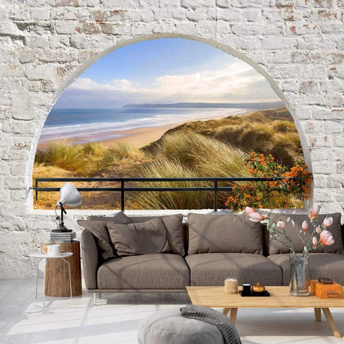 Artgeist Hidden Beach Vlies Fotobehang Sfeer | Yourdecoration.be