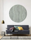 Komar Green Marble Fotobehang 125x125cm Rond Sfeer | Yourdecoration.be