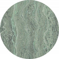 Komar Green Marble Fotobehang 125x125cm Rond | Yourdecoration.be