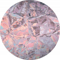 Komar Glossy Crystals Fotobehang 125x125cm Rond | Yourdecoration.be