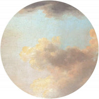Komar Relic Clouds Fotobehang 125x125cm Rond | Yourdecoration.be