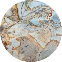 Komar Marble Sphere Fotobehang 125x125cm Rond | Yourdecoration.be