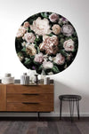 Komar Flower Couture Fotobehang 125x125cm Rond Sfeer | Yourdecoration.be