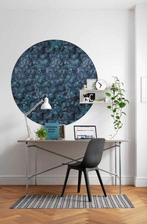 Komar Azul Fotobehang 125x125cm Rond Sfeer | Yourdecoration.be