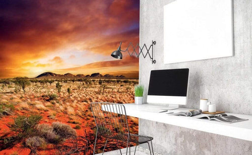 Dimex Australian Landscape Fotobehang 225x250cm 3 banen Sfeer | Yourdecoration.nl