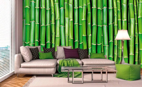 Dimex Bamboo Fotobehang 375x250cm 5 banen Sfeer | Yourdecoration.nl