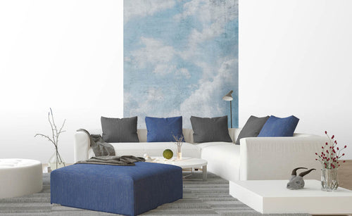 Dimex Blue Clouds Abstract Fotobehang 150x250cm 2 banen sfeer | Yourdecoration.be