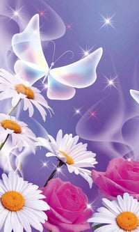 Dimex Butterfly Fotobehang 150x250cm 2 banen | Yourdecoration.be