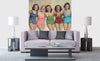 Dimex Charming Ladies Fotobehang 225x250cm 3 banen Sfeer | Yourdecoration.nl
