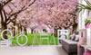 Dimex Cherry Trees Fotobehang 375x250cm 5 banen Sfeer | Yourdecoration.nl