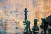 Dimex Chess Abstract Fotobehang 375x250cm 5 banen | Yourdecoration.be