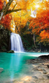 Dimex Deep Forest Waterfall Fotobehang 150x250cm 2 banen | Yourdecoration.be