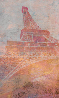 Dimex Eiffel Tower Abstract II Fotobehang 150x250cm 2 banen | Yourdecoration.be