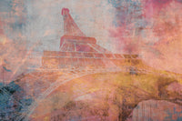 Dimex Eiffel Tower Abstract II Fotobehang 375x250cm 5 banen | Yourdecoration.be