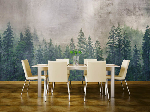 Dimex Forest Abstract Fotobehang 375x250cm 5 banen sfeer | Yourdecoration.be