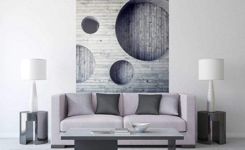 Dimex Geometric Background Fotobehang 150x250cm 2 banen Sfeer | Yourdecoration.nl