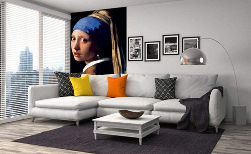 Dimex Girl with Earring Fotobehang 150x250cm 2 banen Sfeer | Yourdecoration.nl