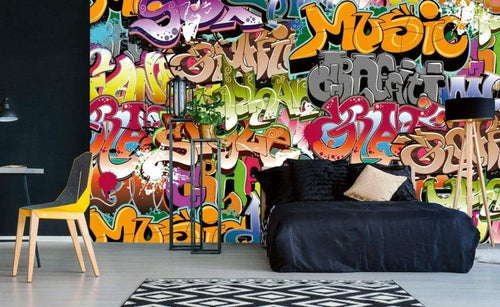 Dimex Graffiti Art Fotobehang 375x250cm 5 banen Sfeer | Yourdecoration.nl