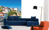 Dimex Greece Coast Fotobehang 225x250cm 3 banen Sfeer | Yourdecoration.nl