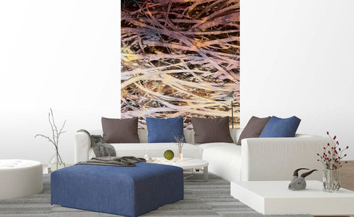 Dimex Hay Abstract I Fotobehang 150x250cm 2 banen sfeer | Yourdecoration.be