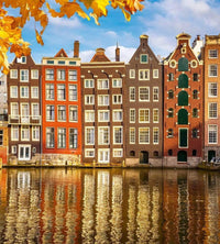 Dimex Houses in Amsterdam Fotobehang 225x250cm 3 banen | Yourdecoration.be