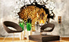 Dimex Hunting Panther Fotobehang 375x250cm 5 banen Sfeer | Yourdecoration.nl