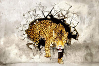 Dimex Hunting Panther Fotobehang 375x250cm 5 banen | Yourdecoration.be