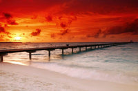 Dimex Jetty in Sunset Fotobehang 375x250cm 5 banen | Yourdecoration.be
