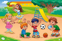 Dimex Kids in Playground Fotobehang 375x250cm 5 banen | Yourdecoration.be