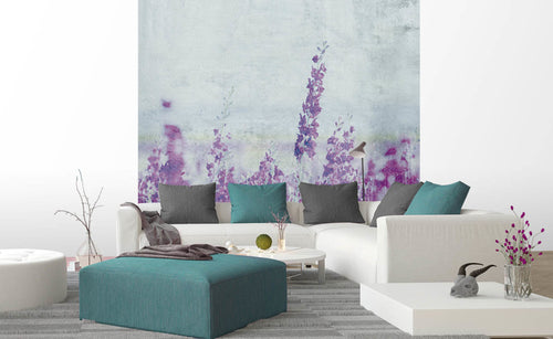 Dimex Lavender Abstract Fotobehang 225x250cm 3 banen sfeer | Yourdecoration.be