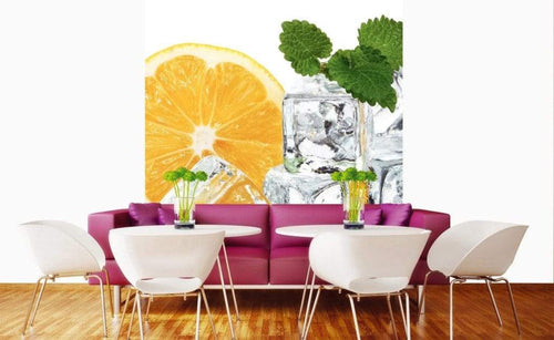 Dimex Lemon and Ice Fotobehang 225x250cm 3 banen Sfeer | Yourdecoration.nl