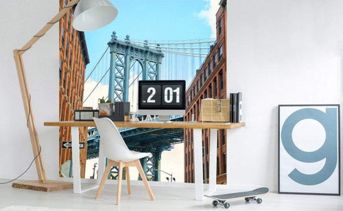 Dimex Manhattan Bridge Fotobehang 225x250cm 3 banen Sfeer | Yourdecoration.be