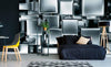 Dimex Metal Cubes Fotobehang 375x250cm 5 banen Sfeer | Yourdecoration.be