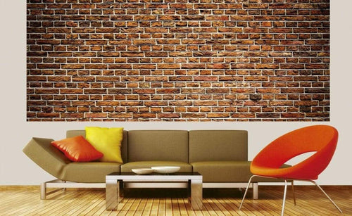 Dimex Old Brick Fotobehang 375x150cm 5 banen Sfeer | Yourdecoration.be