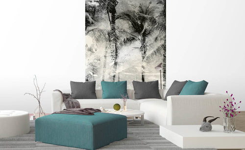 Dimex Palm Trees Abstract Fotobehang 150x250cm 2 banen sfeer | Yourdecoration.be