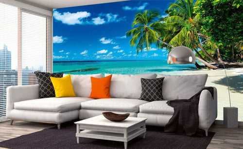 Dimex Paradise Beach Fotobehang 375x250cm 5 banen Sfeer | Yourdecoration.be