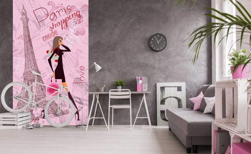 Dimex Paris Style Fotobehang 150x250cm 2 banen Sfeer | Yourdecoration.be
