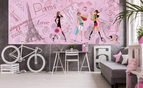 Dimex Paris Style Fotobehang 375x150cm 5 banen Sfeer | Yourdecoration.be