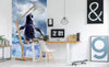 Dimex Penguin Fotobehang 150x250cm 2 banen Sfeer | Yourdecoration.be
