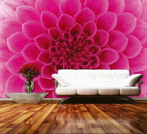 Dimex Pink Dahlia Fotobehang 375x250cm 5 banen Sfeer | Yourdecoration.be