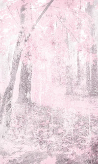 Dimex Pink Forest Abstract Fotobehang 150x250cm 2 banen | Yourdecoration.be