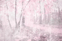 Dimex Pink Forest Abstract Fotobehang 375x250cm 5 banen | Yourdecoration.be