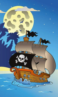 Dimex Pirate Ship Fotobehang 150x250cm 2 banen | Yourdecoration.be