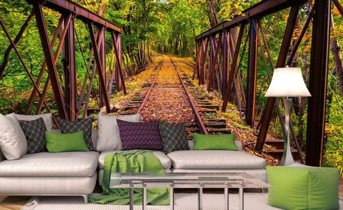Dimex Railroad Fotobehang 375x250cm 5 banen Sfeer | Yourdecoration.be