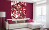 Dimex Red Crystal Fotobehang 150x250cm 2 banen Sfeer | Yourdecoration.be