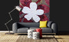 Dimex Red Mosaic Fotobehang 225x250cm 3 banen Sfeer | Yourdecoration.be